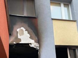 Pożar mieszkania w bloku na osiedlu w Kędzierzynie Koźlu