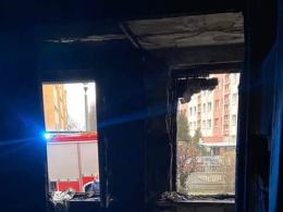 Pożar mieszkania w bloku na osiedlu w Kędzierzynie Koźlu