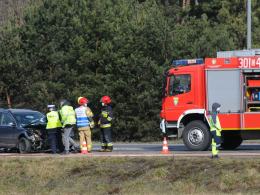 Kolizja na obwodnicy miasta. 59-latka zajechała drogę, "myślała że zdąży"
