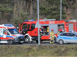 Kolizja na obwodnicy miasta. 59-latka zajechała drogę, "myślała że zdąży"