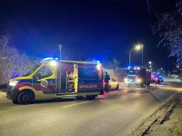 Pożar w garażach na Luboszyckiej. Jedna osoba nie żyje, dwie zostały ranne