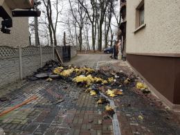 Pożar poddasza domu jednorodzinnego w Rozwadzy. W akcji 10 zastępów straży