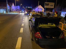 Zderzenie dwóch pojazdów w Źlinicach