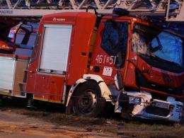 Zderzenie wozu strażackiego i busa w Nysie