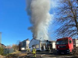 Pożar w Maciejowicach w powiecie nyskim. Eksplodowała butla z gazem