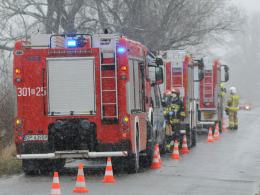 Kierowca BMW wypadł z drogi i dachował. Wypadek na trasie Lędziny-Chrząstowice