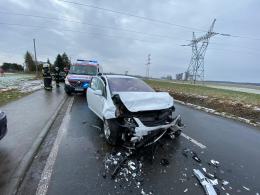 Wypadek w Zalesiu Śląskim. Wśród rannych dwójka dzieci