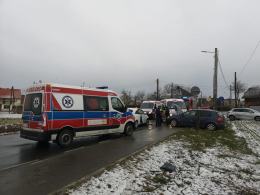Wypadek w Zalesiu Śląskim. Wśród rannych dwójka dzieci