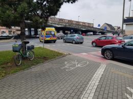 Kierująca audi potrąciła rowerzystkę na oznakowanym przejeździe