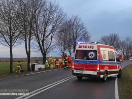 Wypadek w Kuniowie. Dwie kobiety zabrane do szpitala