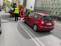 Potrącenie starszej kobiety na ulicy Kośnego w Opolu