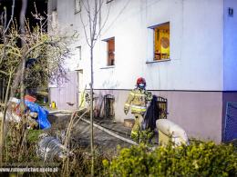 Strażacy walczyli z pożarami mieszkań w powiecie kluczborskim, brzeskim i prudnickim