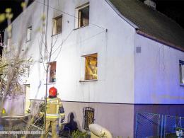 Strażacy walczyli z pożarami mieszkań w powiecie kluczborskim, brzeskim i prudnickim