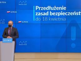 Obostrzenia przedłużone do 18 kwietnia