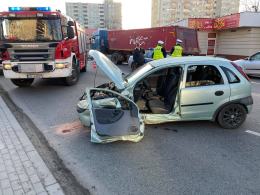 Zderzenie pojazdów na Niemodlińskiej w Opolu