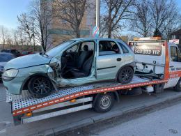 Zderzenie pojazdów na Niemodlińskiej w Opolu