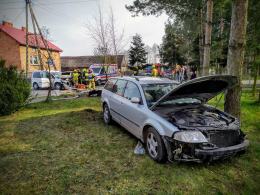 Zderzenie samochodów w powiecie oleskim. Wśród rannych jest dziecko