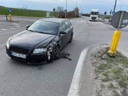 Kierowca audi uderzył w pojazdy i uciekł. Zdarzenie na obwodnicy Opola