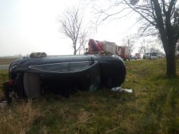 Wypadek w Lewinie Brzeskim. Autokar przewożący dzieci zderzył się z osobówką