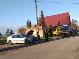 Zderzenie pojazdów w Sarnach Wielkich. Jedna osoba ranna