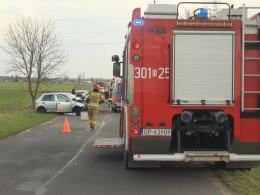 Kierująca skodą uderzyła w drzewo. Wypadek w Dębskiej Kuźni