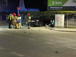Nocny wypadek na Zaodrzu. Nie działa sygnalizacja świetlna na dużym skrzyżowaniu