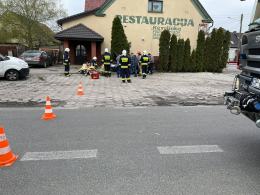 Wypadek w Opolu-Wrzoskach. Po zderzeniu pojazdów jeden z nich wjechał w dom