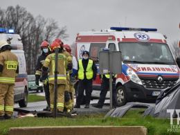 Tragiczny wypadek pod Prudnikiem. W wypadku zginęła kobieta w ciąży