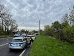 Utrudnienia na Wrocławskiej po kolizji kilku samochodów osobowych