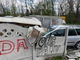Kierujący Volkswagenem wjechał w Niedźwiednik