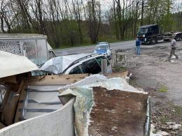 Kierujący Volkswagenem wjechał w Niedźwiednik