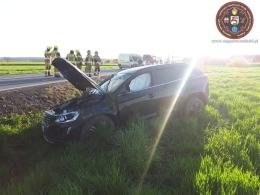 Wypadek drogowy na DK45 - Dębina. 3 osoby ranne