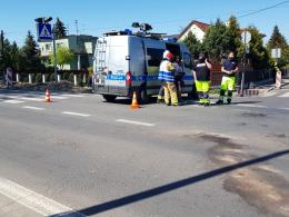 Zderzenie pojazdów na ulicy Strzeleckiej w Opolu