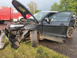 Wypadek w powiecie namysłowskim. Poszkodowana dwójka dzieci