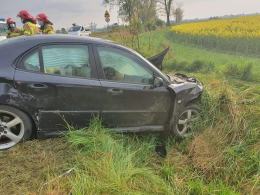 Wypadek w powiecie namysłowskim. Poszkodowana dwójka dzieci