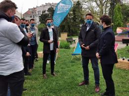 Rafał Trzaskowski w Opolu spotkał się z młodzieżą