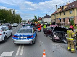 Wypadek na Niemodlińskiej w Opolu. Sprawca pijany