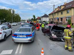 Wypadek na Niemodlińskiej w Opolu. Sprawca pijany