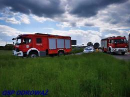 Zderzenie pojazdów w Malni. Jedna osoba trafiła do szpitala