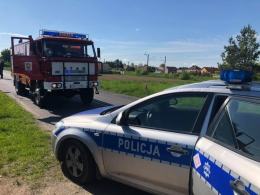 Kierujący osobówką uderzył w skuter. Kierowca jednośladu z obrażeniami