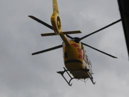 Wypadek z udziałem motocyklisty w Choruli. Lądował śmigłowiec LPR