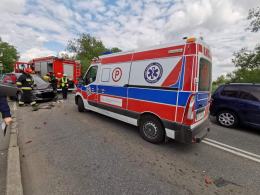 Wypadek w Kędzierzynie Koźlu. Doszło do zderzenia 3 pojazdów