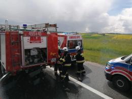 Wypadek na opolskim odcinku A4. Wśród poszkodowanych była dwójka dzieci
