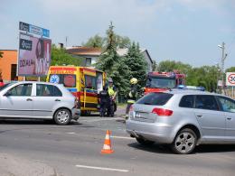 Zderzenie trzech pojazdów w Kędzierzynie-Koźlu