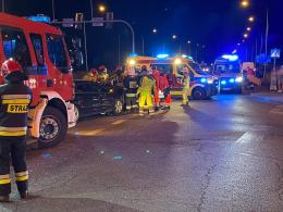Poważny wypadek na skrzyżowaniu obwodnicy z Luboszycką