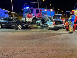 Poważny wypadek na skrzyżowaniu obwodnicy z Luboszycką