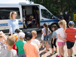 Pokazali dzieciom zawód funkcjonariusza Służby Więziennej
