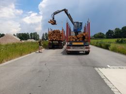 25 tysiące złotych kary za przeładowany transport drewna