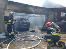 Pożar stodoły w Mechnicy. W akcji 10 zastępów straży
