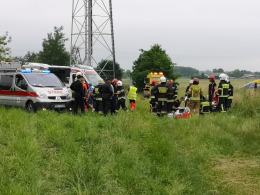 Wypadek autobusu z dziećmi w Jełowej. Rannych 6 dzieci